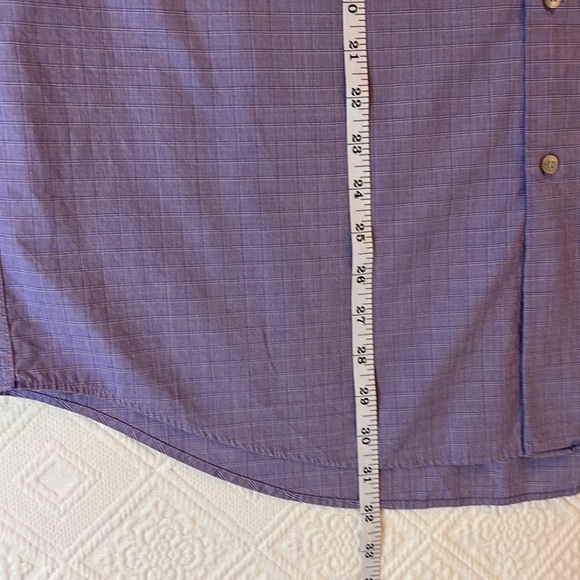 💥💥Calvin Klein XL Purple Gingham Dress Shirt - Picture 9 of 10